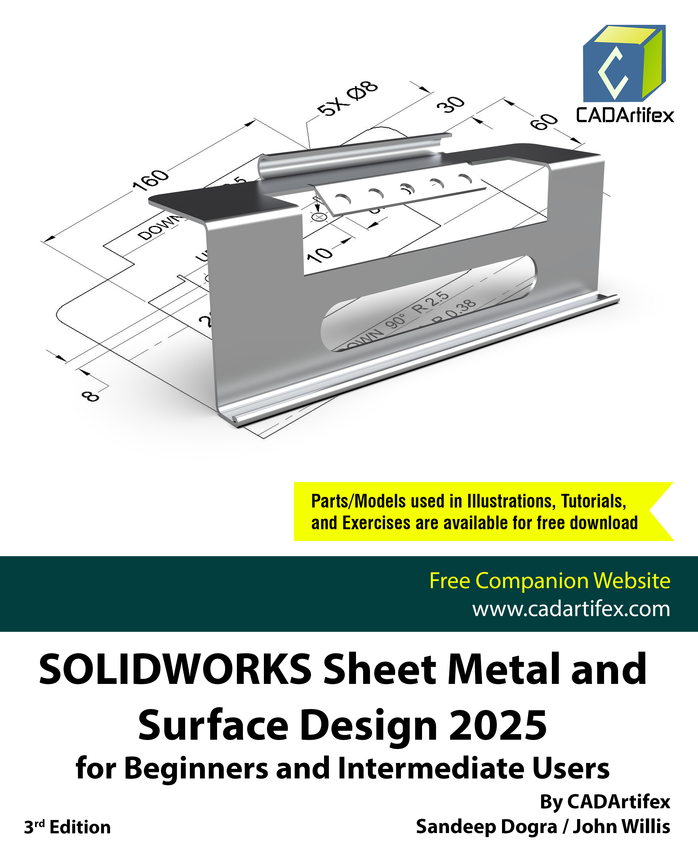 SOLIDWORKS Sheet Metal and Surface Design 2025 for Beginners and Intermediate Users